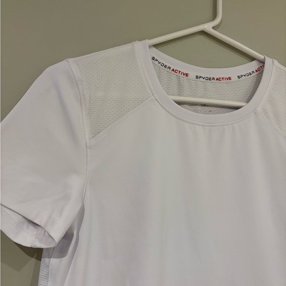 NWT Spyder White Women's Athletic Tee Small - Picture 2 of 10